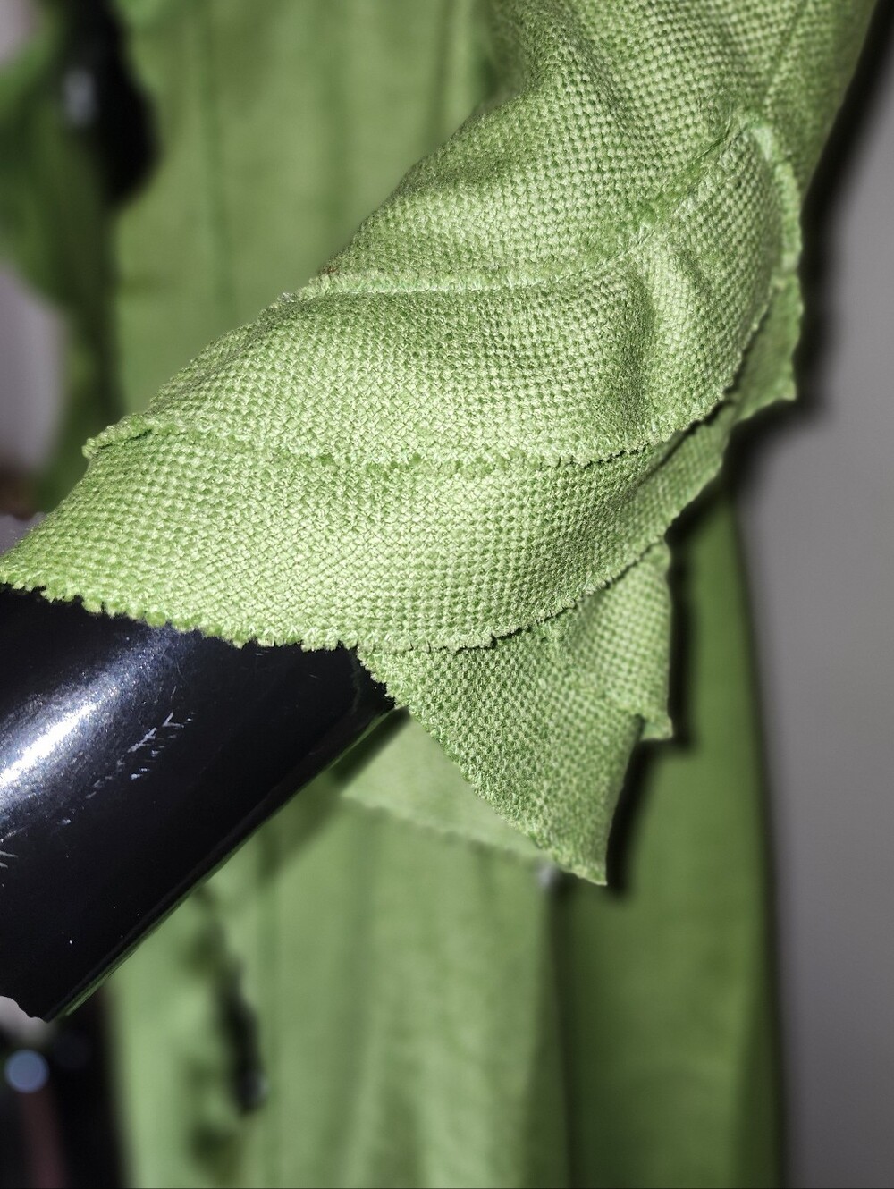 Oscar de la Renta Lime Green Silk And Cashmere Duster From 2006 See Description - Picture 5 of 9